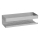 WENKO 25425100-Hylla TURBO-LOC GENOVA MATT 30x10,5 cm silver