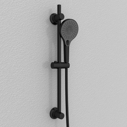 WENKO 25463100 - Duschstång LIBERTÀ 70 cm svart