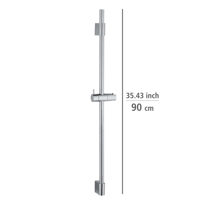 WENKO 25468100 - Duschstång CLASSIC 90 cm, polerad krom