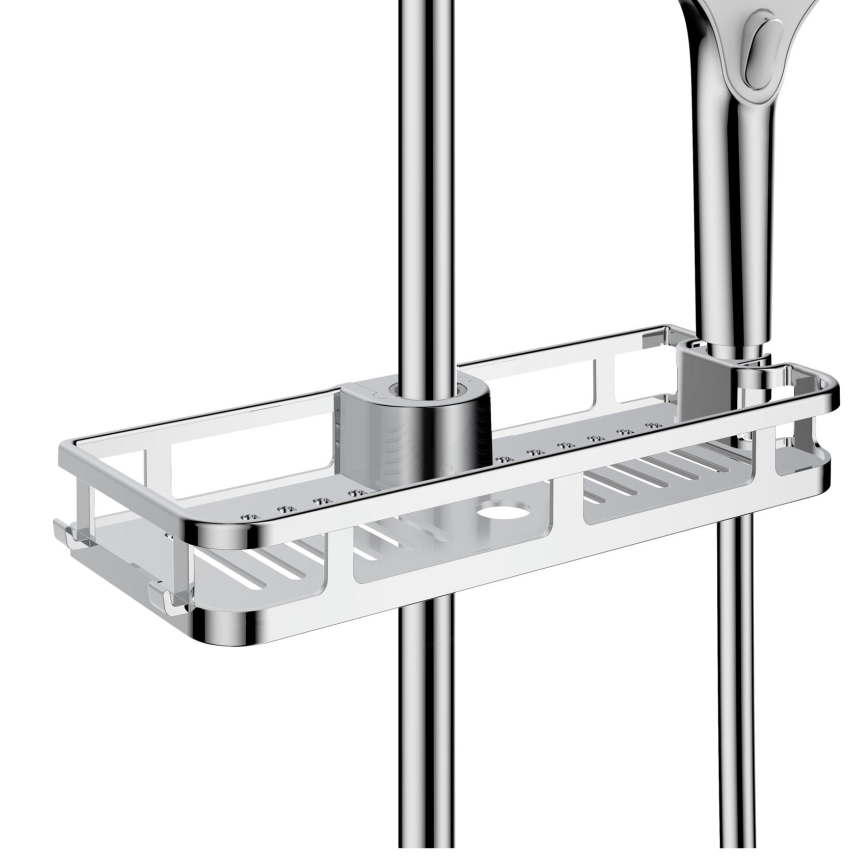 WENKO 25490100 - Hylla LIBERTÀ 28,5x11,5 cm polerad krom