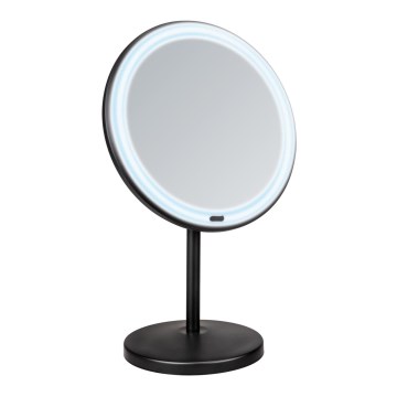 WENKO 25523100 - Spegel ONNO 20x34 cm svart