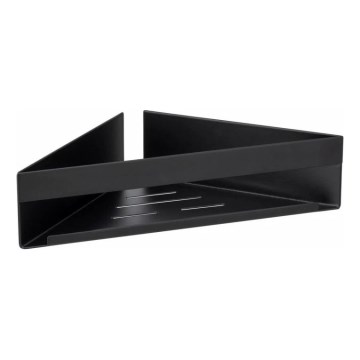 WENKO 25558100-Hylla GENOVA 36x17 cm svart