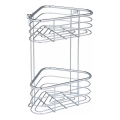 WENKO 25569100-Hörnhylla TRESTINA 25x35 cm rostfritt stål/silver