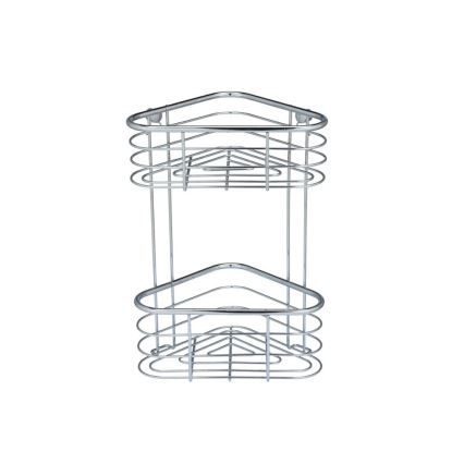 WENKO 25569100-Hörnhylla TRESTINA 25x35 cm rostfritt stål/silver