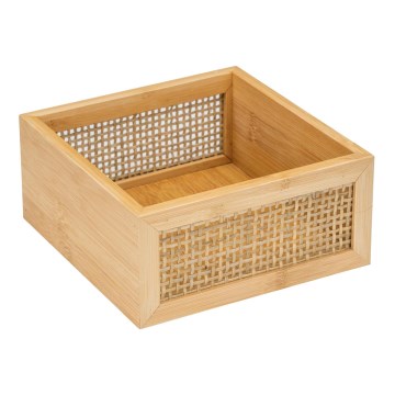 WENKO 25601100 - Badkarsbricka ALLEGRE 15x7 cm brun