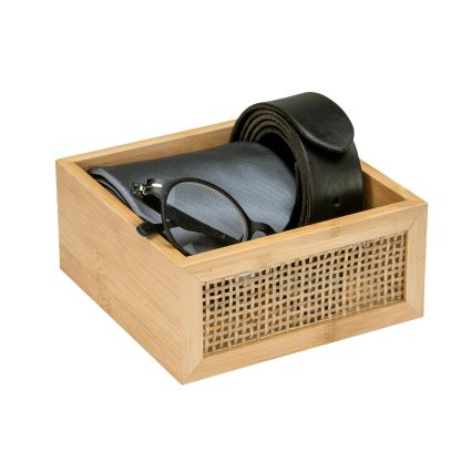 WENKO 25601100 - Badkarsbricka ALLEGRE 15x7 cm brun