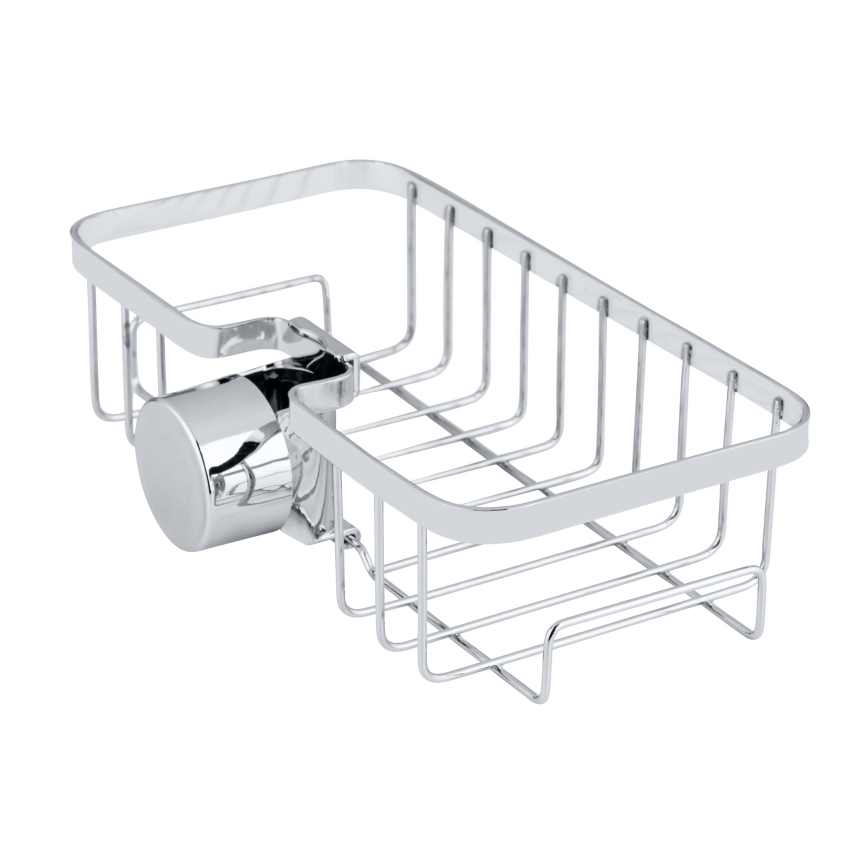 WENKO 25678100 - Korg FLORESTA 24x14 cm silverfärgad