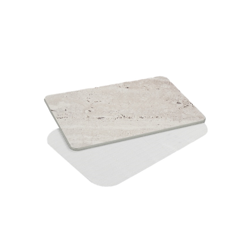 WENKO 25964100 - Badrumsmatta PUNA 39x60 cm, grå