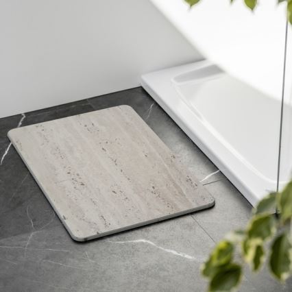 WENKO 25964100 - Badrumsmatta PUNA 39x60 cm, grå