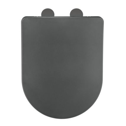 WENKO 26030100 - WC-sits GALATI 46x36 cm antracitgrå