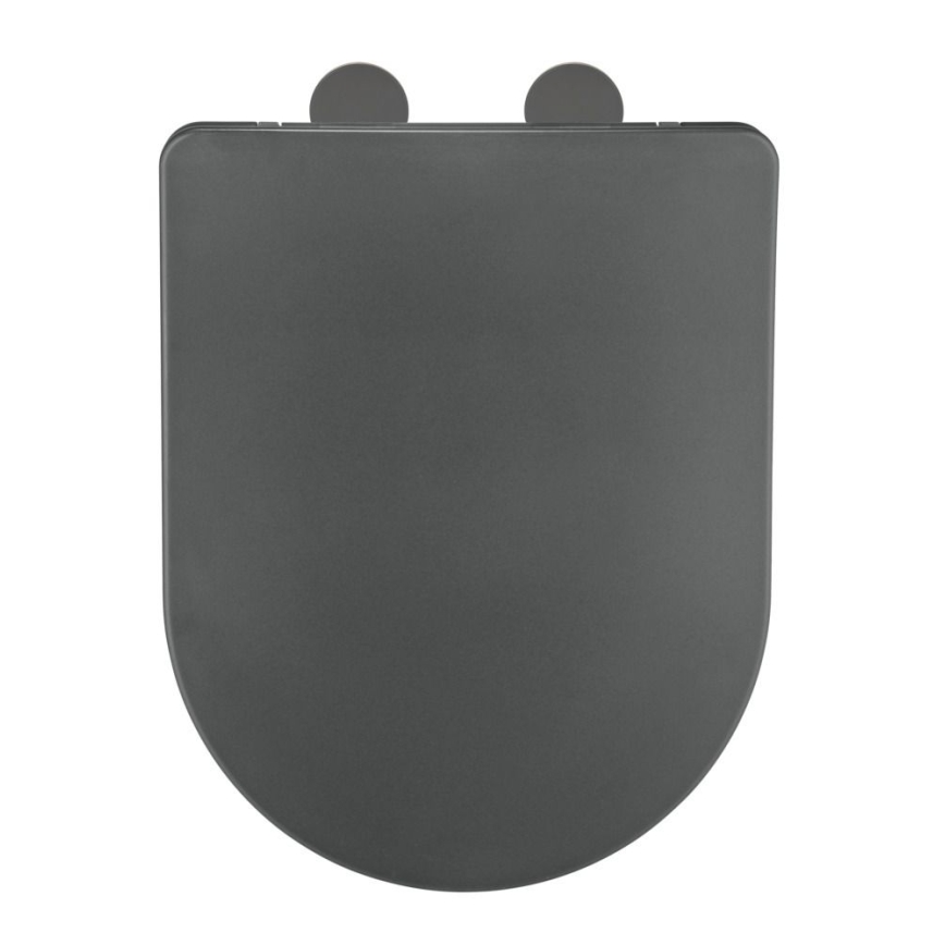 WENKO 26030100 - WC-sits GALATI 46x36 cm antracitgrå