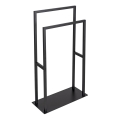 WENKO 26056100 - Handdukstativ RIVALTA 46x80 cm rostfritt stål/svart