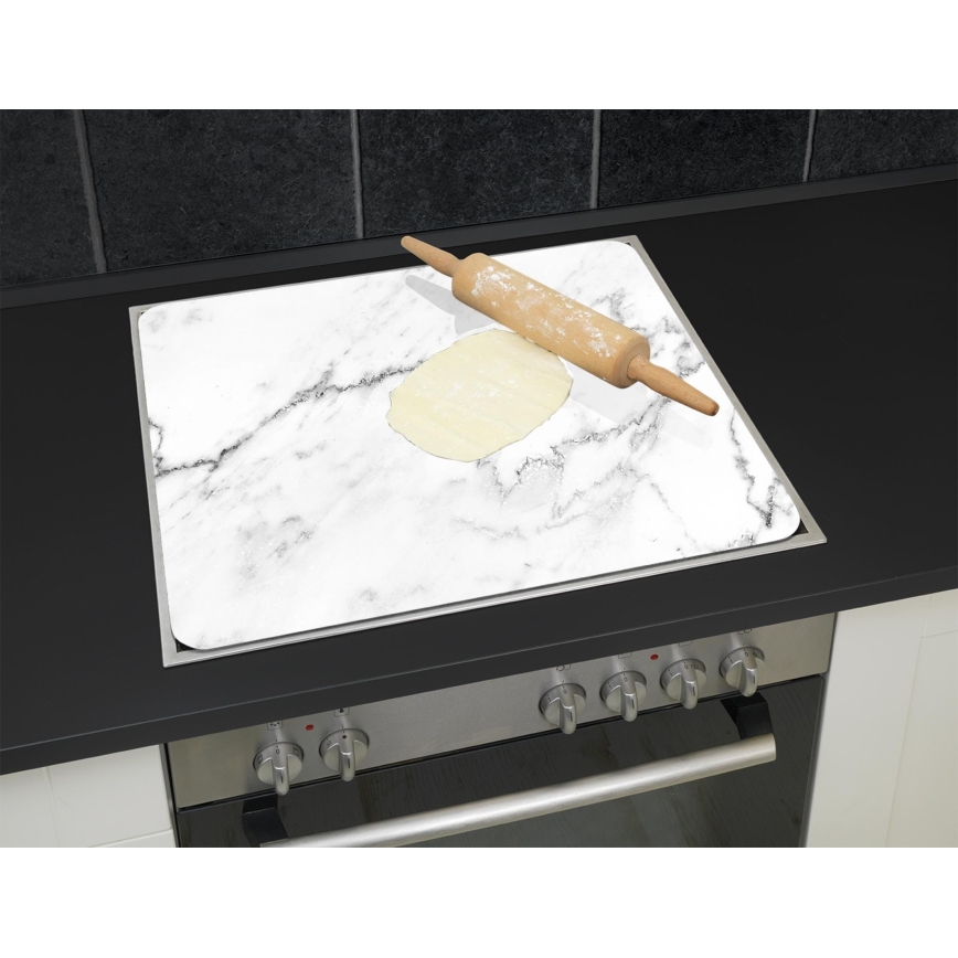 WENKO 2712929500 - Täckplatta / skärbräda NEUTRAL 56x50 cm flerfärgad/genomskinlig
