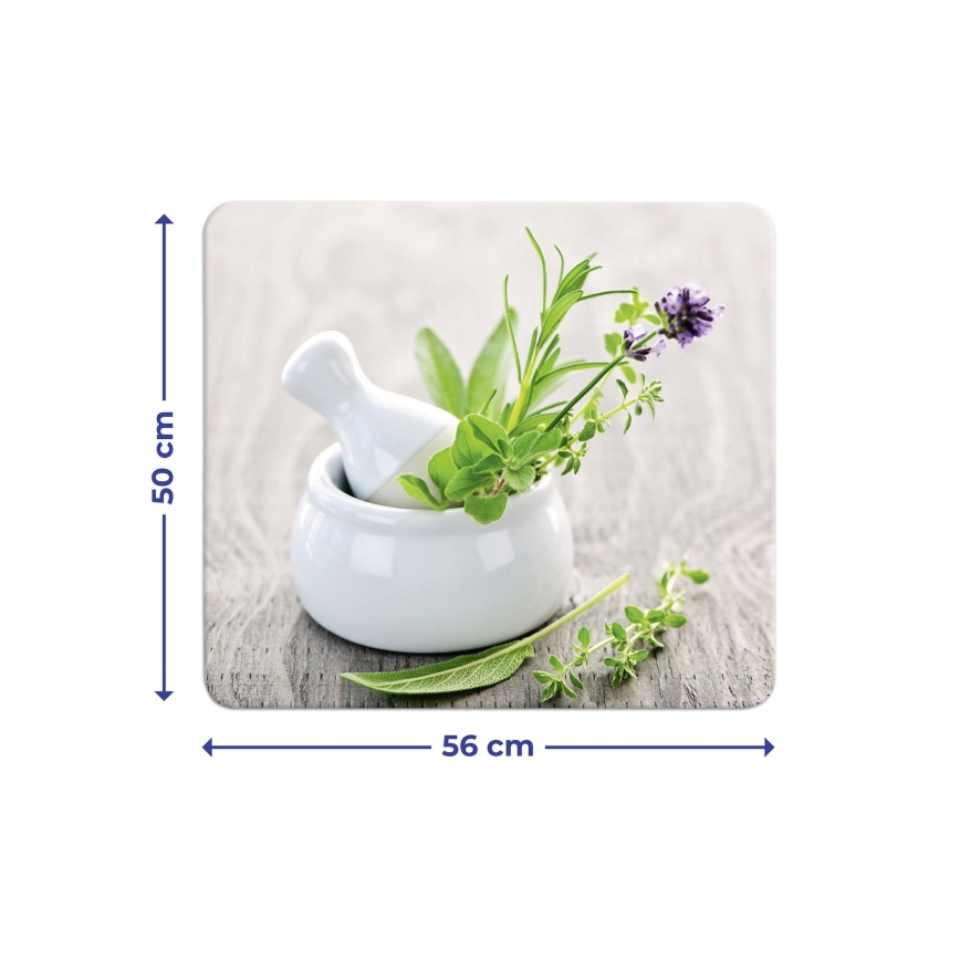 WENKO 2712940500 - Täckplatta för livsmedel 56x50 cm flerfärgad/transparent