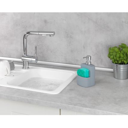 WENKO 3620116100 - Tvålpump FESTIVAL 10x18 cm grå