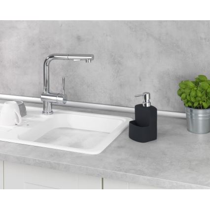 WENKO 3620117800 - Tvålpump FESTIVAL 10x18 cm svart