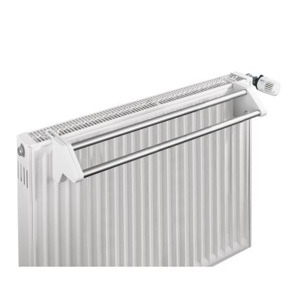 WENKO 3702100 - Handdukshängare 13x11,5 cm silver/vit