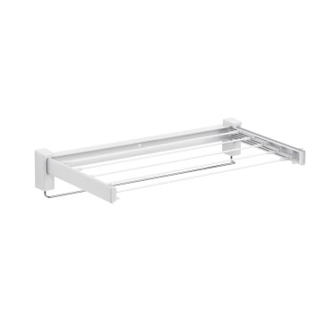 WENKO 3770013100 - Torkställ BUTTERFLY 70x13,5 cm silver/vit