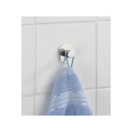 WENKO 4466420100-Krok SAVONA 5x2 cm rostfritt stål/silverfärgad