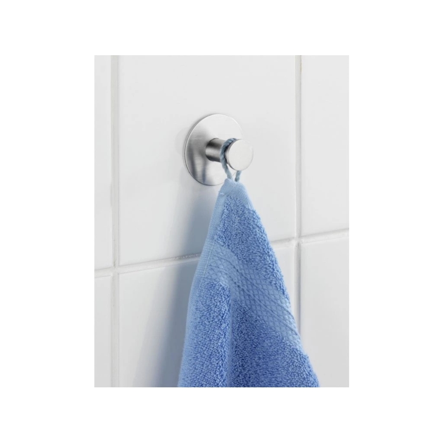 WENKO 4466540100 - CELANO-krok 5x3,3 cm, rostfritt stål/silverfärgad