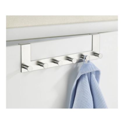 WENKO 4468060100-Klädhängare CELANO 39x11 cm rostfritt stål/silverfärgad