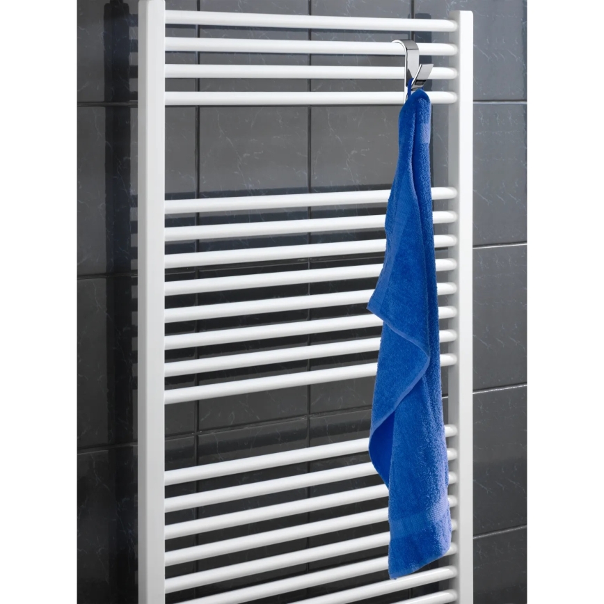 WENKO 4468162100-Krokar 2,5x10,5 cm polerad krom