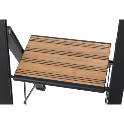 WENKO 50482100 - ALU-DESIGN stege 44x101 cm svart