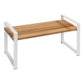 WENKO 53027100 - Hylla LOUISA 40x20 cm vit/brun