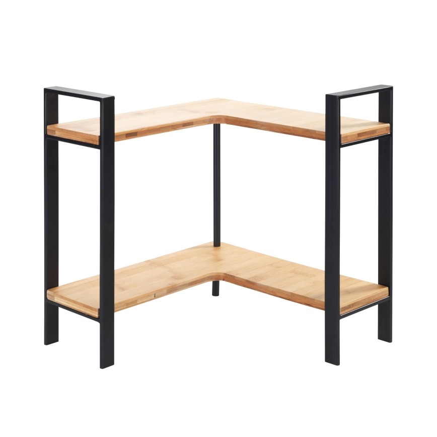 WENKO 53028100 - Hylla LOU 30x33 cm svart/brun