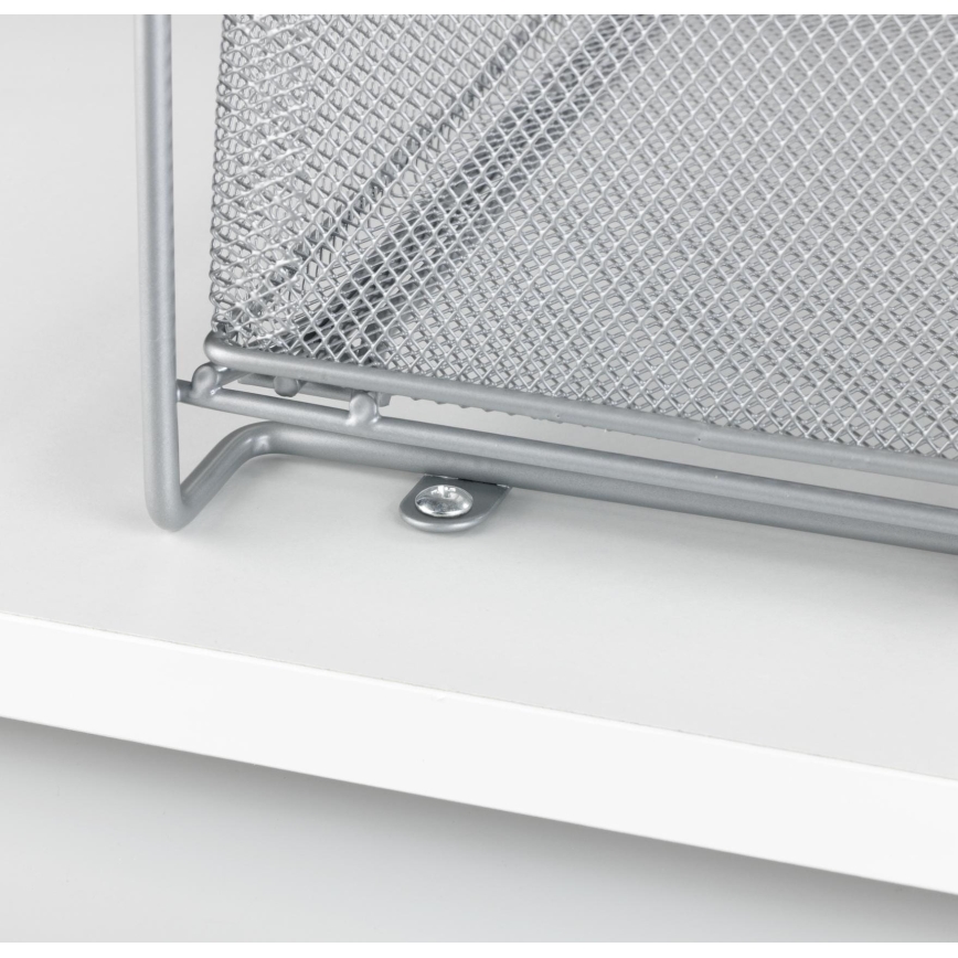 WENKO 53140800 - GIOMA-hylla 35 x 33,5 cm, silver