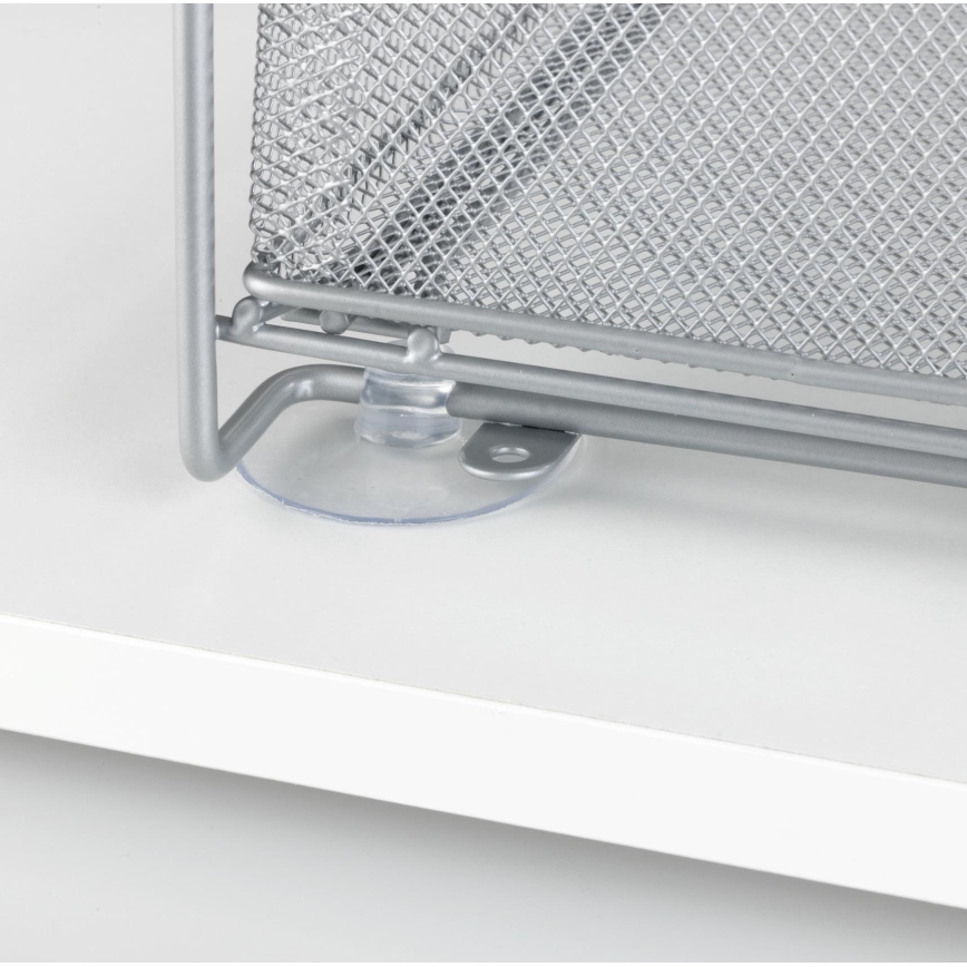 WENKO 53140800 - GIOMA-hylla 35 x 33,5 cm, silver