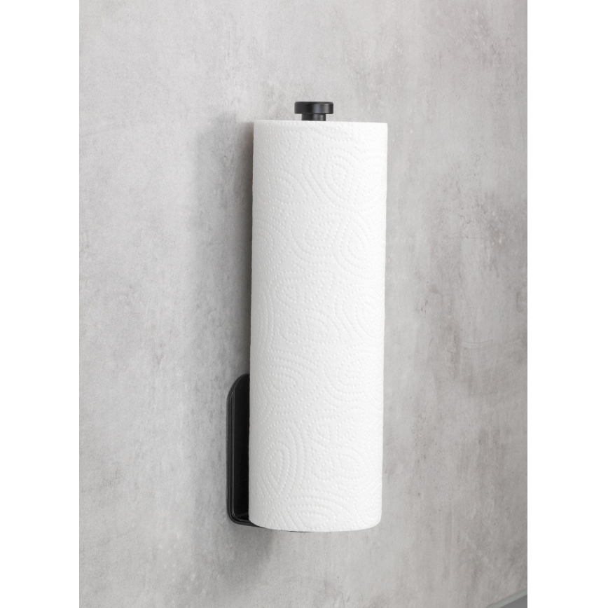 WENKO 53214100 - Rullhållare NIO 27,5x7 cm svart