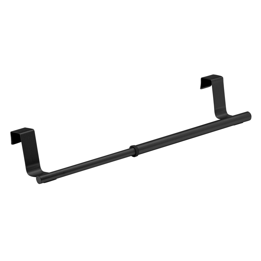 WENKO 53247100 - Handdukshållare 36-60 cm rostfritt stål/svart