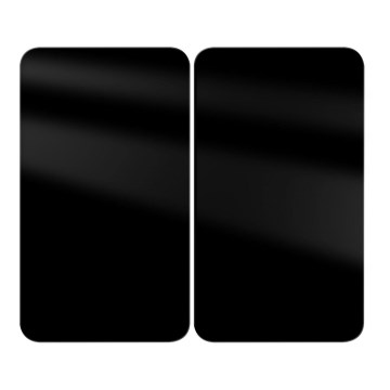 WENKO 53898100 - Skyddsplatta 52x30 cm svart/grå/genomskinlig