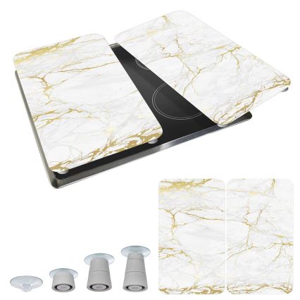 WENKO 53901100 - Lock till spis 30x52 cm vit/grå/genomskinlig