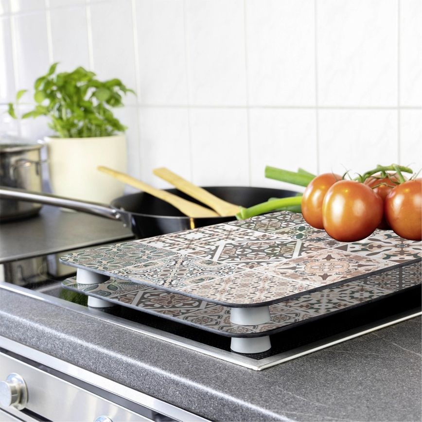 WENKO 53904100 - Spishällsskydd 30x52 cm flerfärgad/grå/transparent