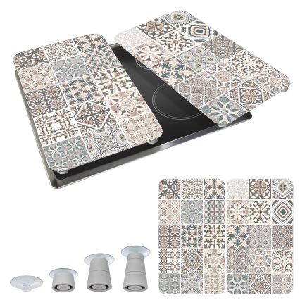 WENKO 53904100 - Spishällsskydd 30x52 cm flerfärgad/grå/transparent