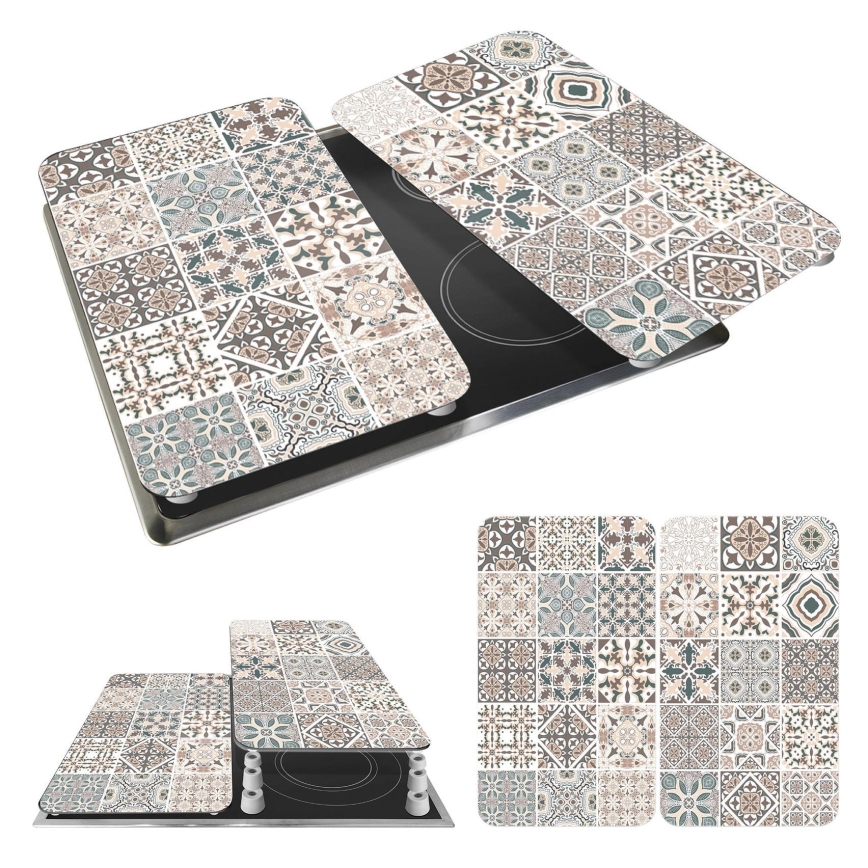 WENKO 53904100 - Spishällsskydd 30x52 cm flerfärgad/grå/transparent