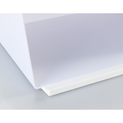 WENKO 54099100 - Brödlåda KUBO 35x26,5 cm vit/brun