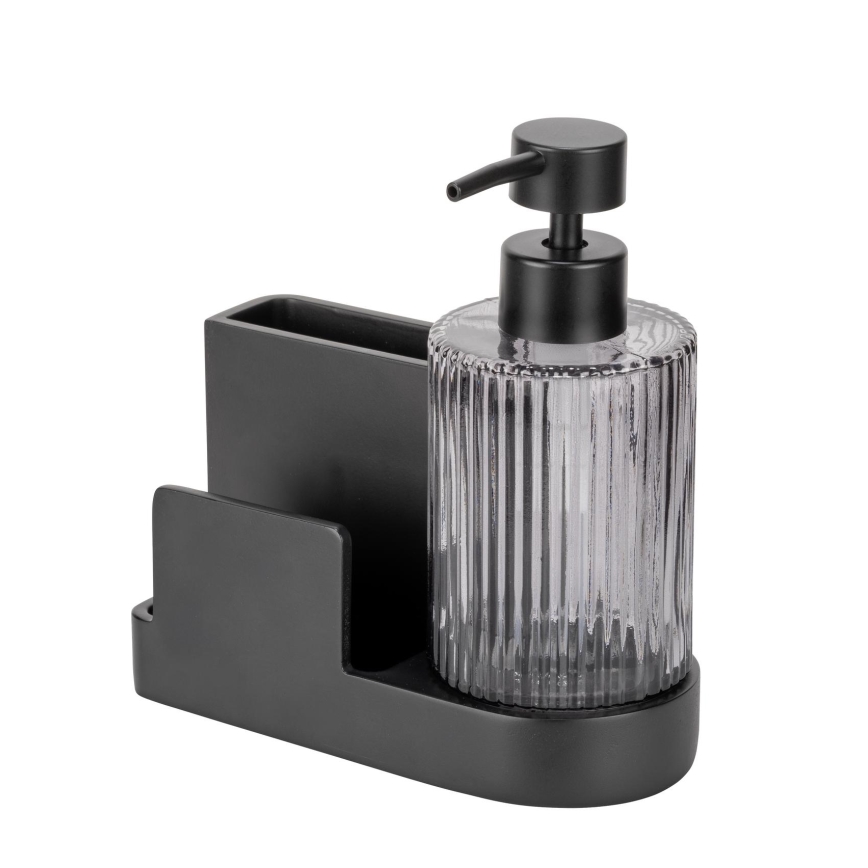 WENKO 54654100 - Förvaringsorganiserare PINA 16x17 cm svart