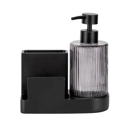 WENKO 54654100 - Förvaringsorganiserare PINA 16x17 cm svart