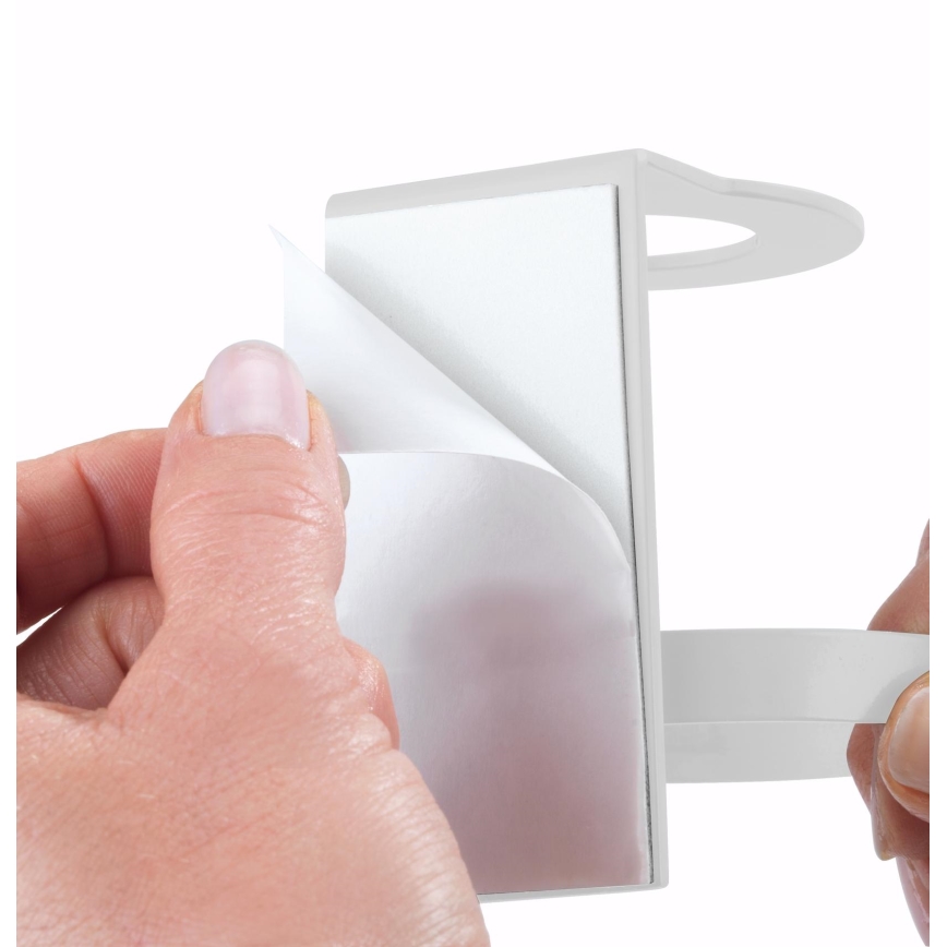 WENKO 54655100 - Tvålpump WOYA 250 ml vit/blank krom