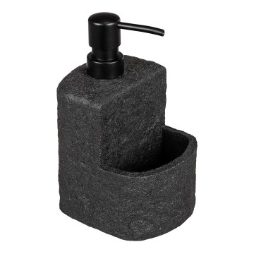 WENKO 54667100 - Tvålpump FESTIVAL 10,5x18 cm svart