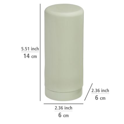 WENKO 54674100 - Dispenser EASY SQUEEZ-E 6x14 cm grön