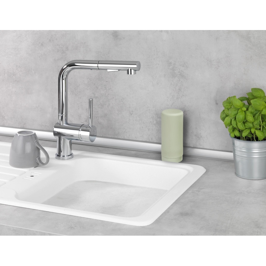 WENKO 54674100 - Dispenser EASY SQUEEZ-E 6x14 cm grön