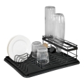 WENKO 54798100 - Diskavrinare AMY 42,5x31,5 cm svart