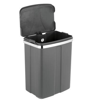 WENKO 54903100 - Dörrmonterad korg 26x36,5 cm grå/silver