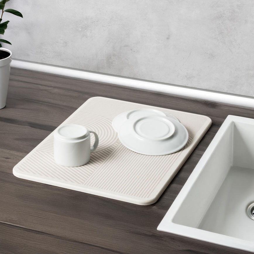 WENKO 54954100 - Underlägg DAMON 40x30 cm beige