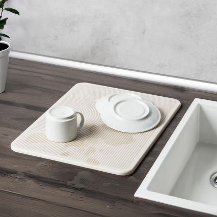 WENKO 54954100 - Underlägg DAMON 40x30 cm beige