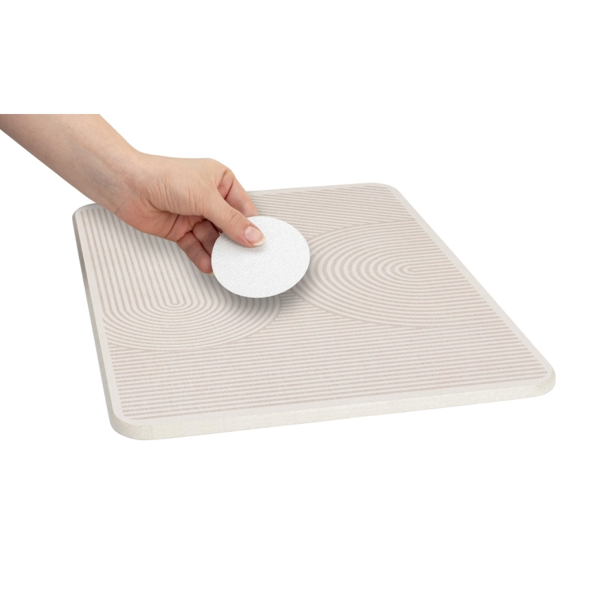 WENKO 54954100 - Underlägg DAMON 40x30 cm beige